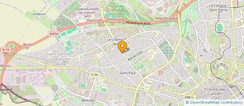 localisation de l'entreprise SCI LUTINE DORMANTE à CAEN