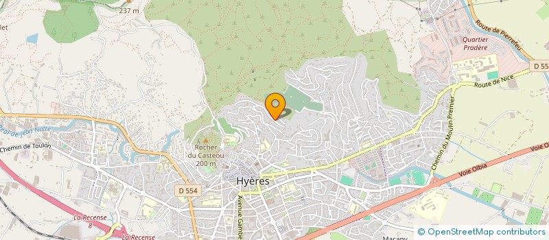 localisation de l'entreprise SCI LUTINISE à HYERES