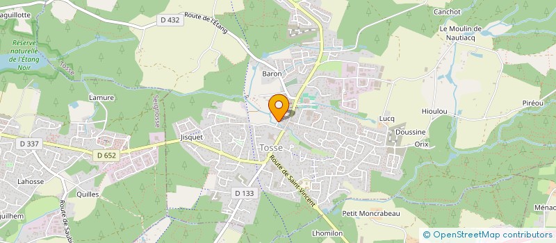 localisation de l'entreprise SCI LUTOPI  TOSSE