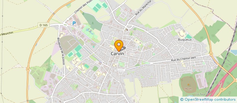 localisation de l'entreprise SCI LUTTER  CARVIN