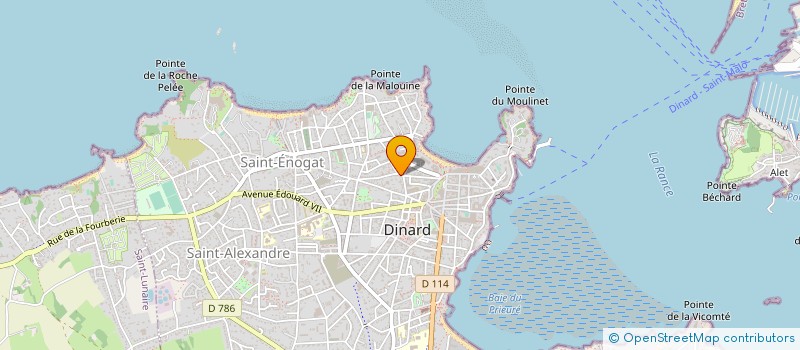 localisation de l'entreprise SCI LUTUN DELPIERRE  DINARD