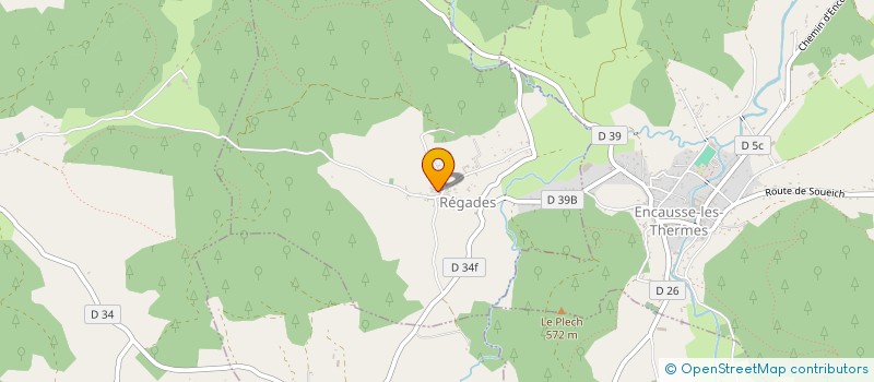 localisation de l'entreprise SCI LUTY  SAINT-GAUDENS