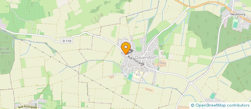 localisation de l'entreprise SCI LUTZ  DAUENDORF