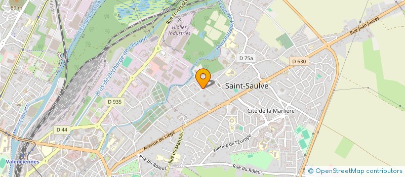 localisation de l'entreprise SCI LUTZ & CO.  SAINT-SAULVE