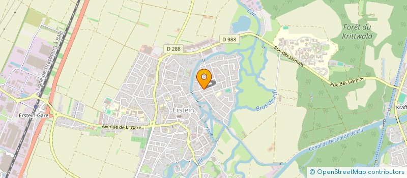 localisation de l'entreprise SCI LUTZ MED  ERSTEIN