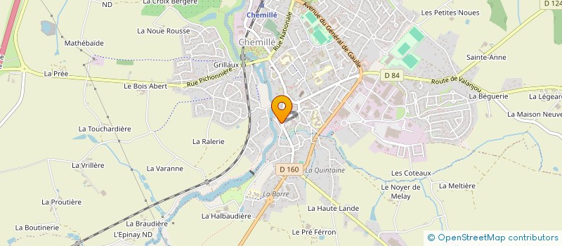 localisation de l'entreprise SCI LUVAIN  CHEMILLE-EN-ANJOU