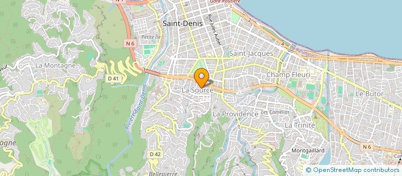 localisation de l'entreprise SCI LUVIC à SAINT-DENIS