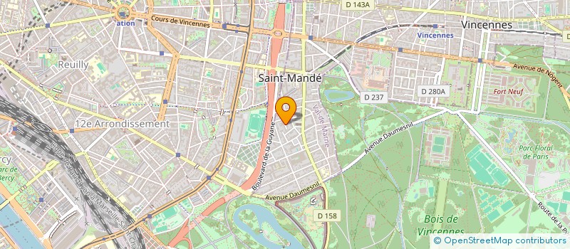 localisation de l'entreprise SCI LUVINA  SAINT-MANDE