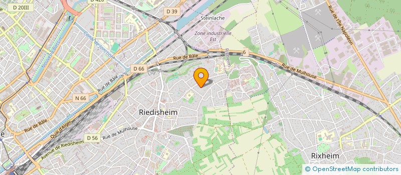 localisation de l'entreprise SCI LUVINECK  RIEDISHEIM