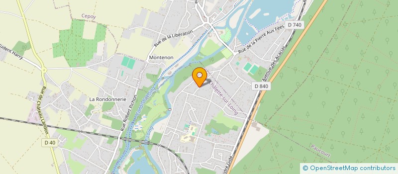 localisation de l'entreprise SCI LUXAPPART à CHALETTE-SUR-LOING