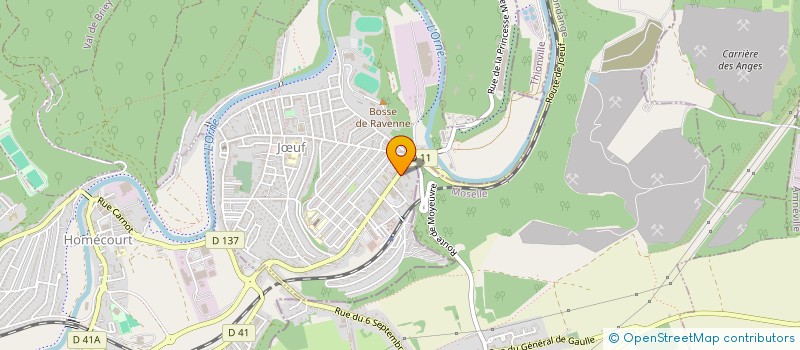 localisation de l'entreprise SCI LUXEAPPART  JUF