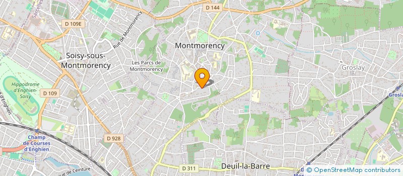 localisation de l'entreprise SCI LUXEMBOURG à MONTMORENCY