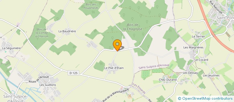 localisation de l'entreprise SCI LUXIME  SAINT-SULPICE-D'ARNOULT