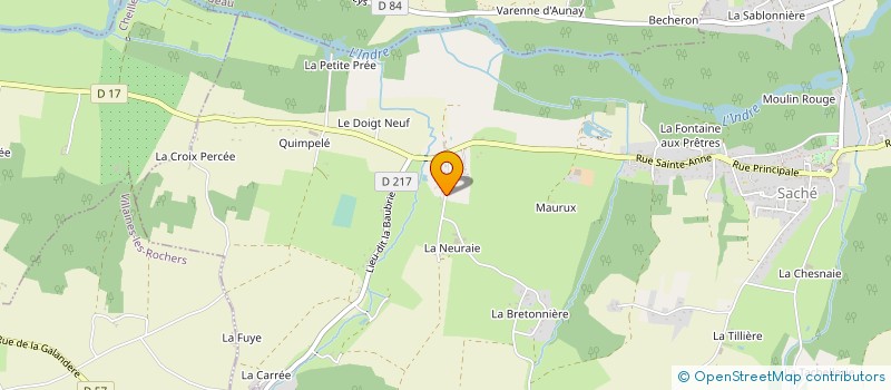 localisation de l'entreprise SCI LUXIME IMMO à AZAY-LE-RIDEAU