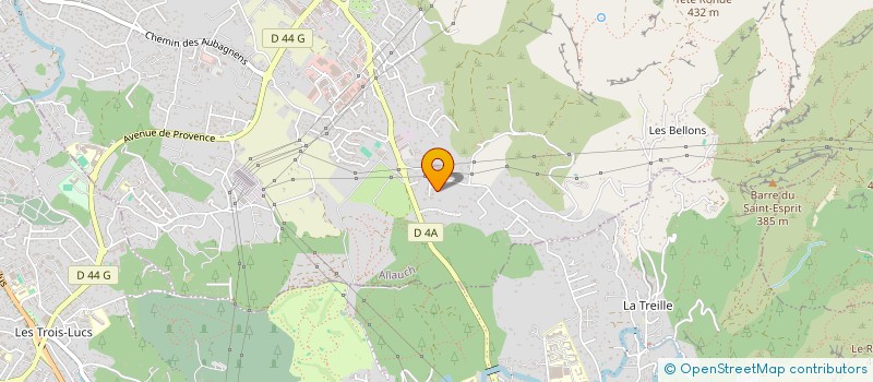 localisation de l'entreprise SCI LUXOR  ALLAUCH