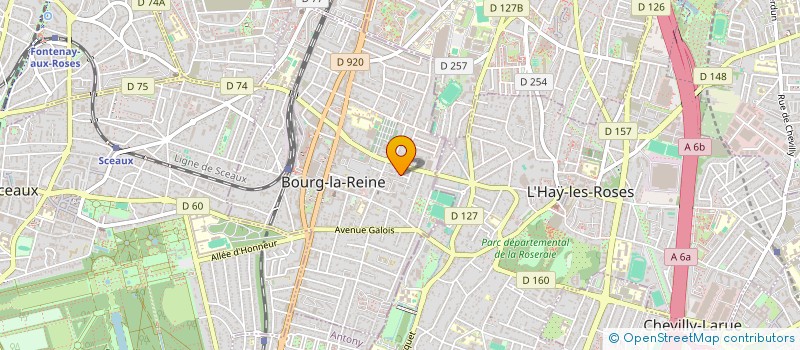 localisation de l'entreprise SCI LUXUS à BOURG-LA-REINE