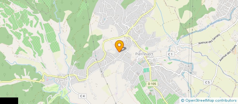 localisation de l'entreprise SCI LUYA  PIERREVERT