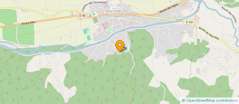 localisation de l'entreprise SCI LUZAMAHI  PEYROLLES-EN-PROVENCE