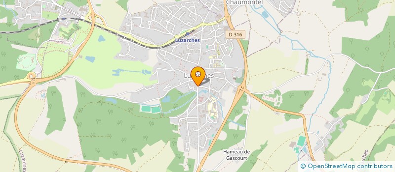 localisation de l'entreprise SCI LUZARECA à LUZARCHES