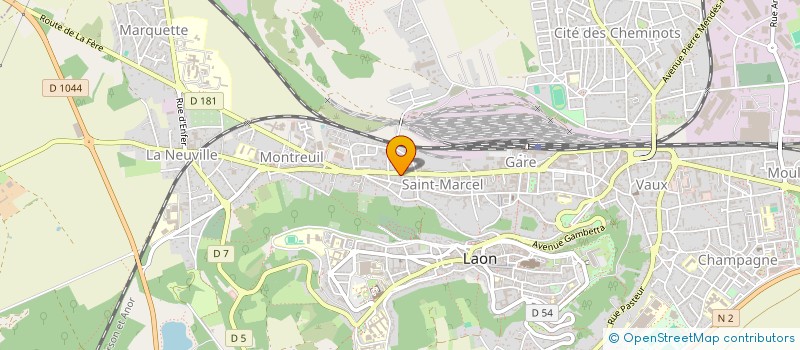 localisation de l'entreprise SCI LUZARRATA à LAON