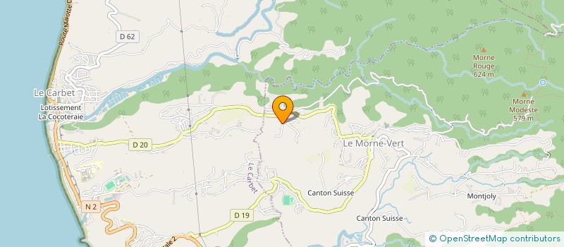 localisation de l'entreprise SCI LUZEJER  MORNE VERT