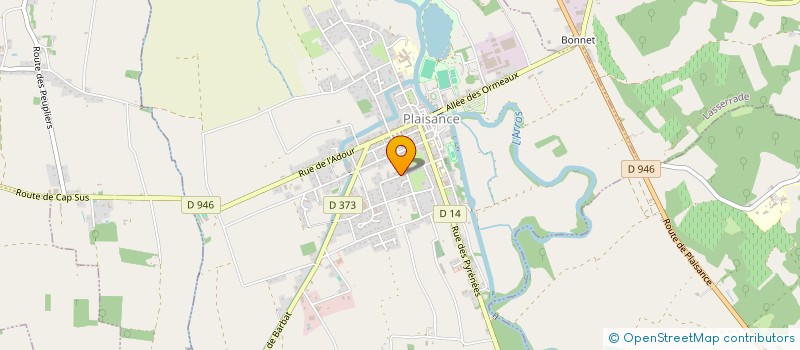 localisation de l'entreprise SCI LUZI & FILS  PLAISANCE