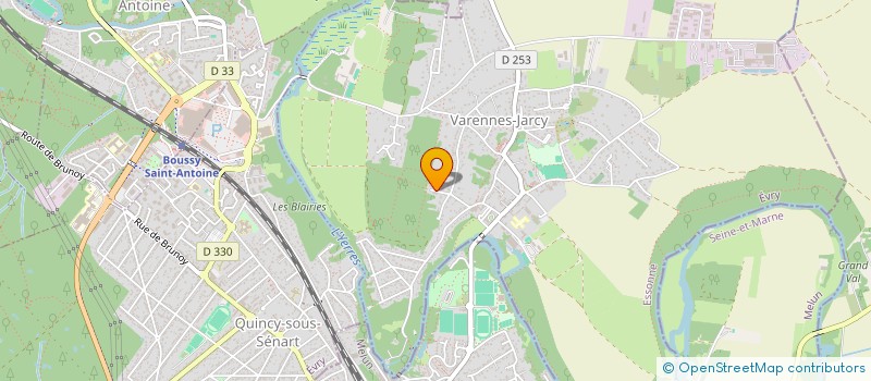 localisation de l'entreprise SCI LV  VARENNES-JARCY