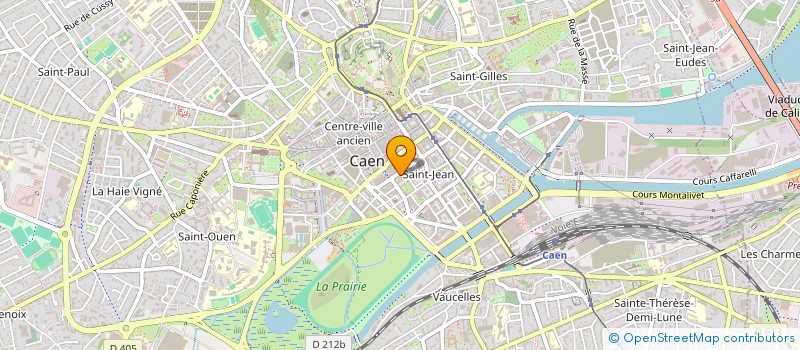 localisation de l'entreprise SCI LV à CAEN