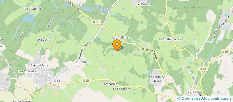 localisation de l'entreprise SCI LV GROUPE à EYJEAUX