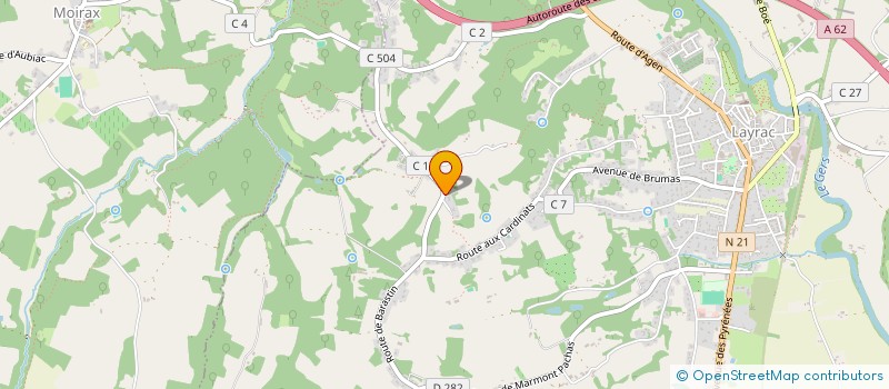 localisation de l'entreprise SCI LV IMMO  LAYRAC