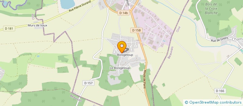 localisation de l'entreprise SCI LV2  GISORS