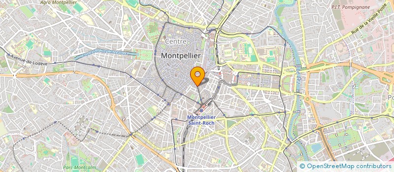 localisation de l'entreprise SCI LV2A  MONTPELLIER