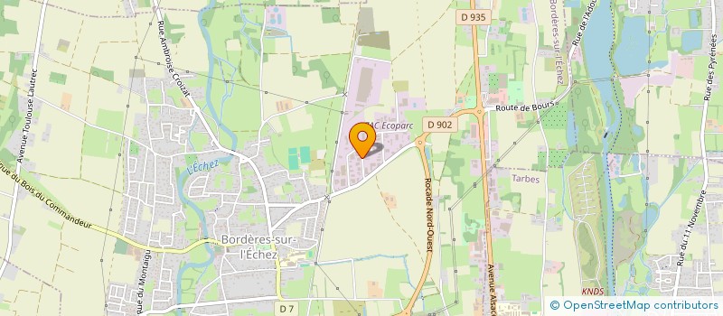 localisation de l'entreprise SCI LV2J  BORDERES-SUR-L'ECHEZ