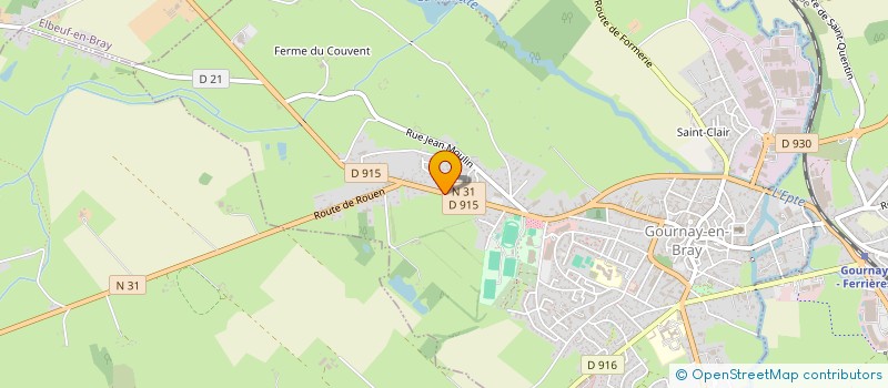 localisation de l'entreprise SCI LVA  GOURNAY-EN-BRAY