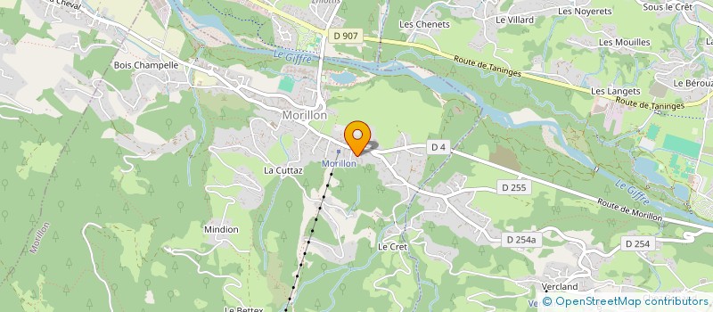 localisation de l'entreprise SCI LVACC  TANINGES