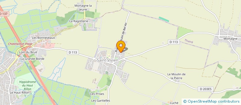 localisation de l'entreprise SCI LVB  SAINT-VIVIEN