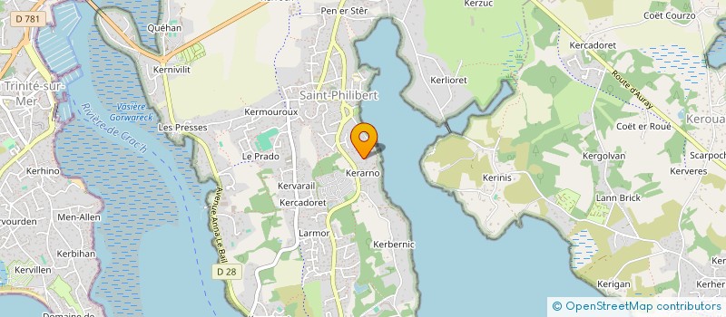 localisation de l'entreprise SCI LVBA  SAINT-PHILIBERT