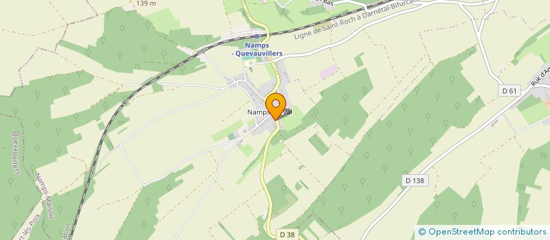 localisation de l'entreprise SCI LVC  NAMPS-MAISNIL