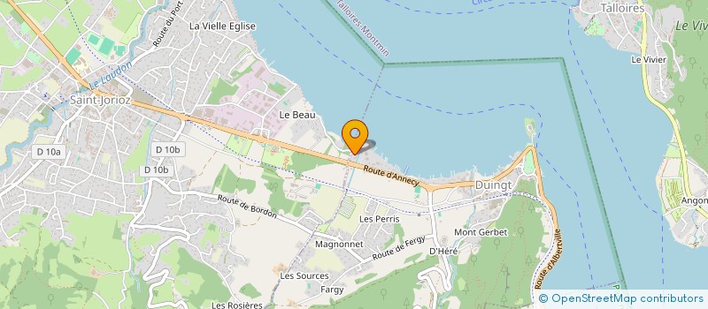 localisation de l'entreprise SCI LVC FRANCE à SAINT-JORIOZ