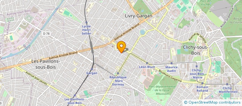 localisation de l'entreprise SCI LVDL à LIVRY-GARGAN