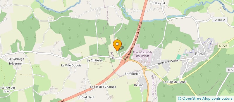 localisation de l'entreprise SCI LVDM  BOHAL