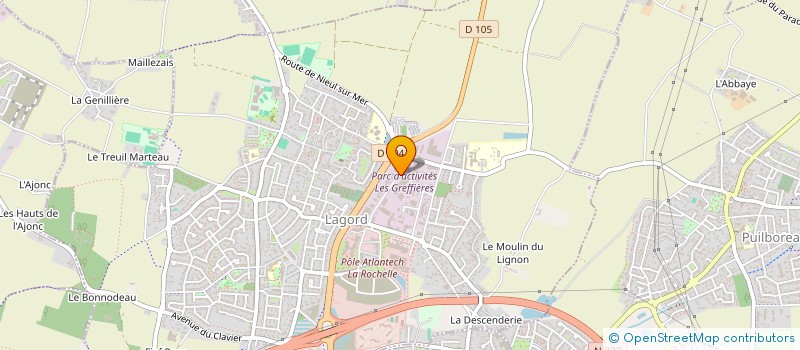 localisation de l'entreprise SCI LVED  LAGORD