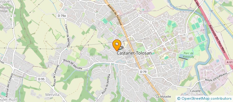 localisation de l'entreprise SCI LVEH  VIEILLE-TOULOUSE