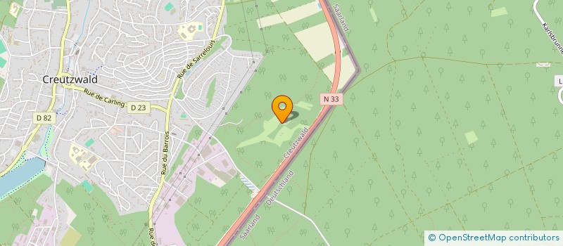 localisation de l'entreprise SCI LVF 1  CREUTZWALD