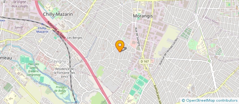 localisation de l'entreprise SCI LVG à MORANGIS