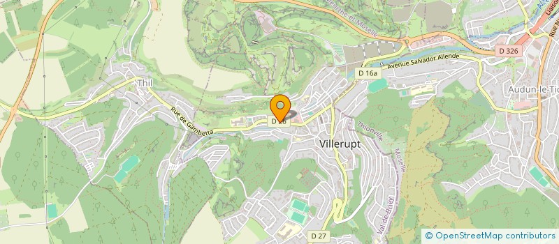 localisation de l'entreprise SCI LVG  VILLERUPT