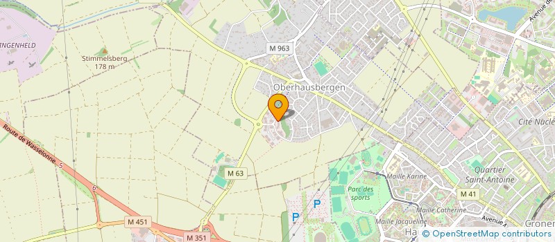 localisation de l'entreprise SCI LVGH  ECKBOLSHEIM