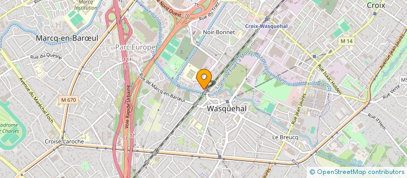 localisation de l'entreprise SCI LVH  WASQUEHAL