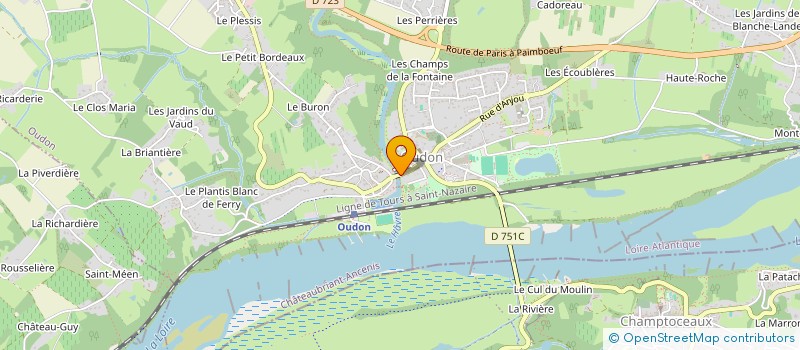 localisation de l'entreprise SCI LVI  OUDON