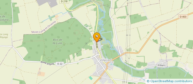 localisation de l'entreprise SCI LVJ01  VILLECERF